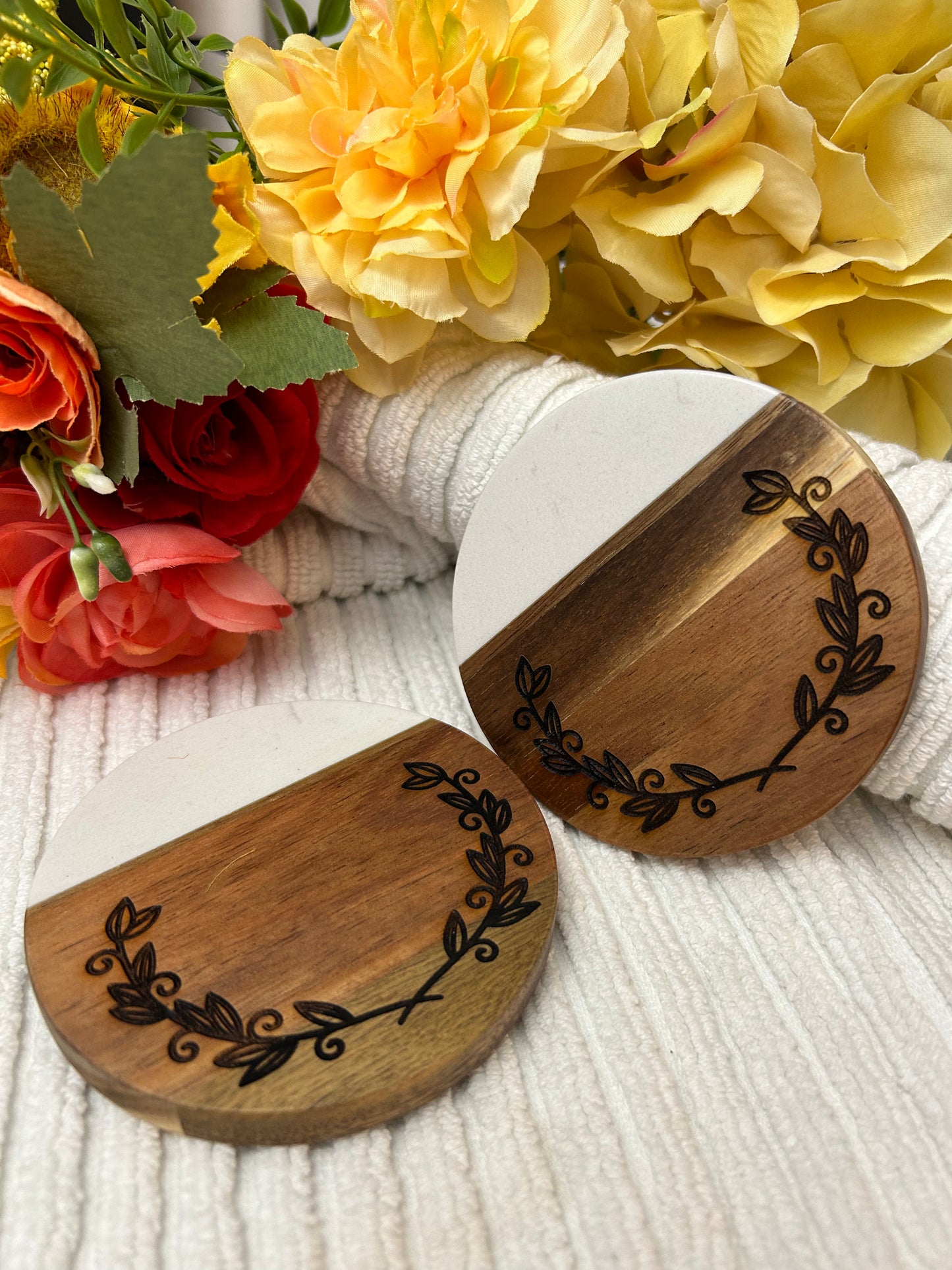 Acacia Wood Coasters