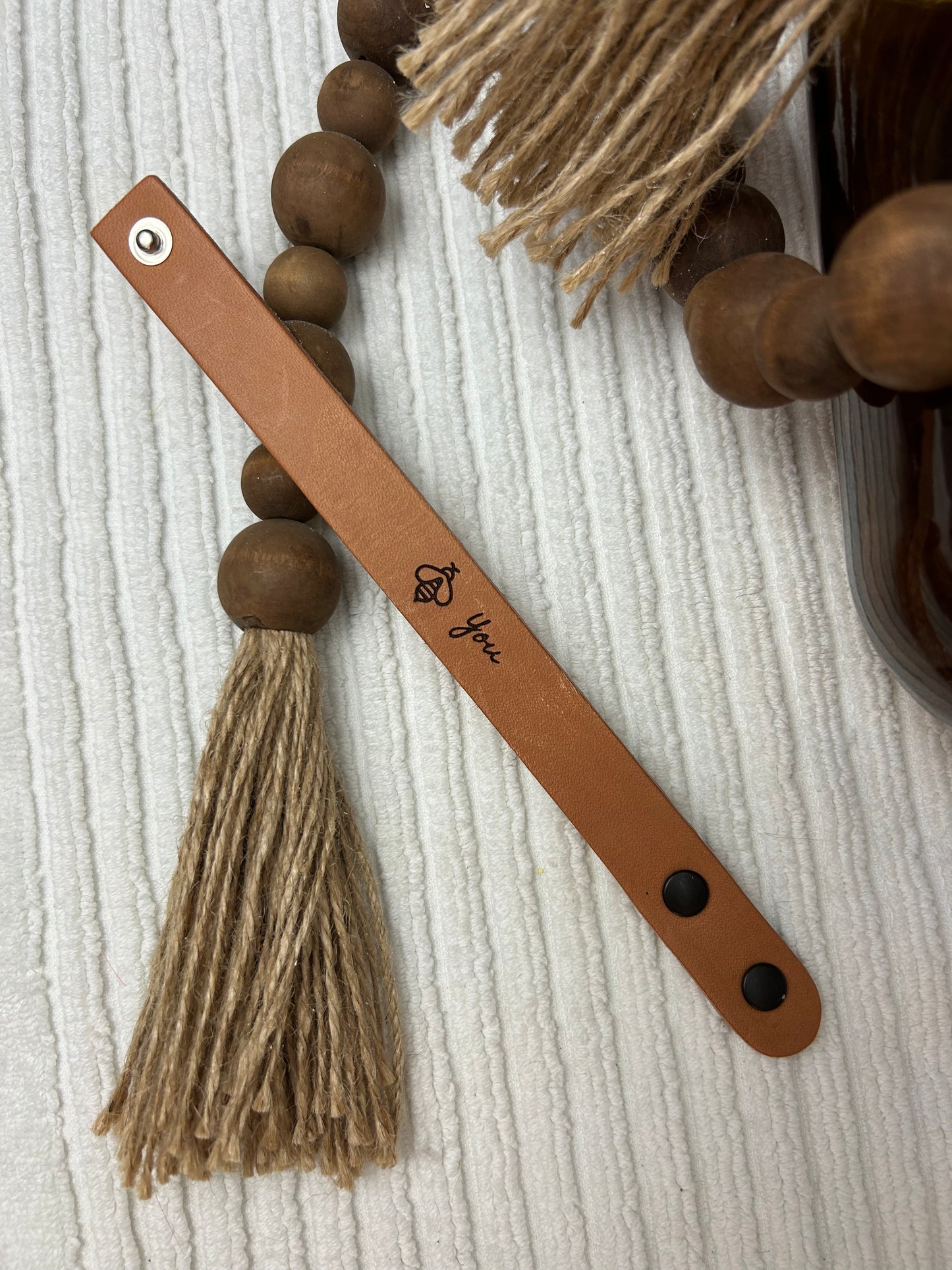 Bee You Leather Bracelet