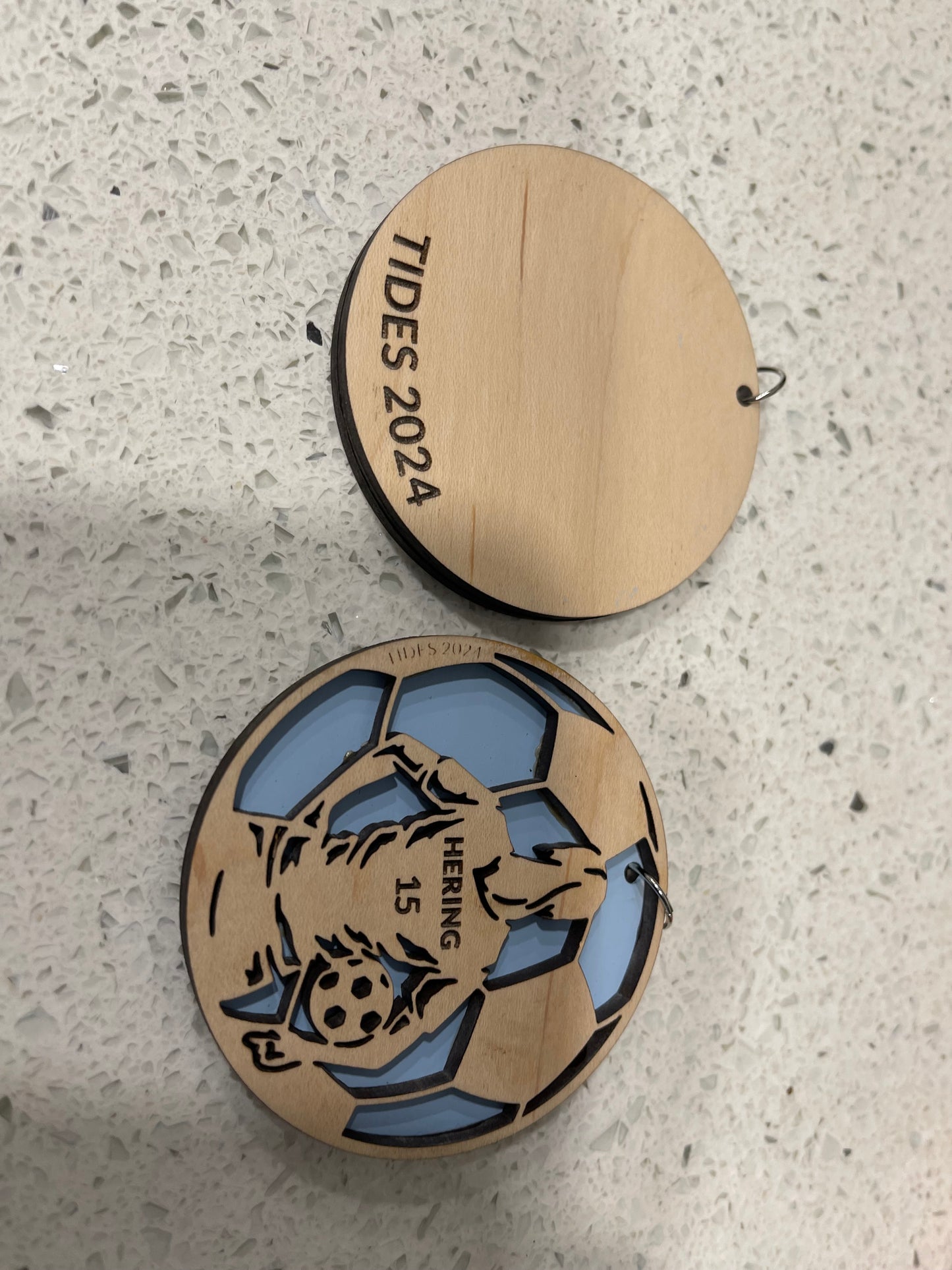 Personalized Soccer Bag Tag