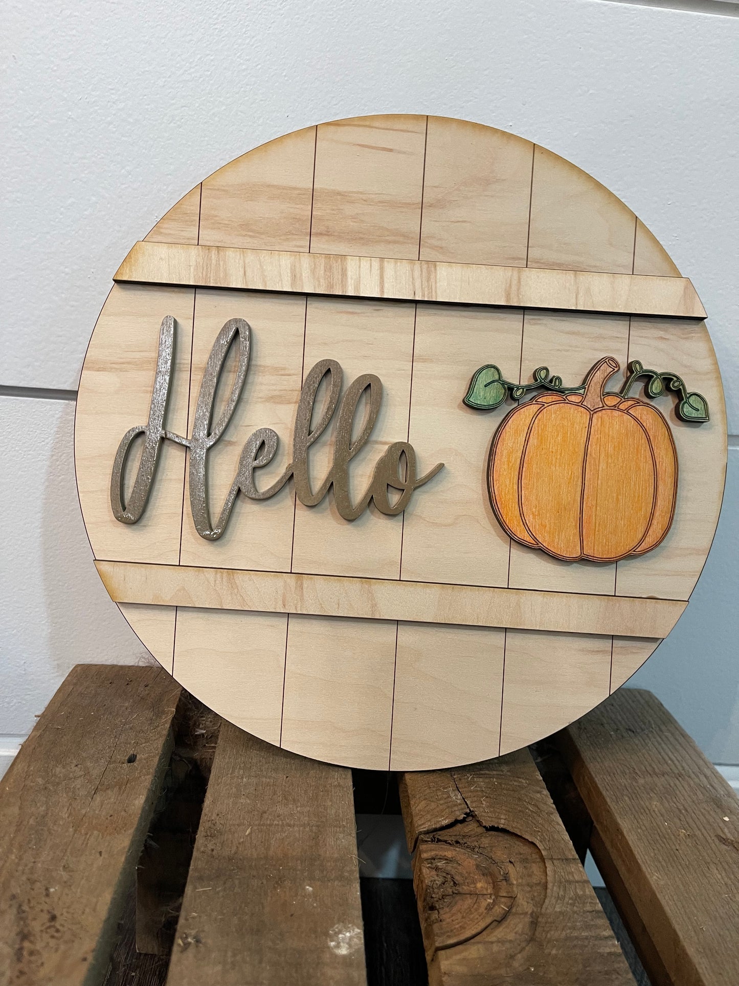 Hello Fall Sign