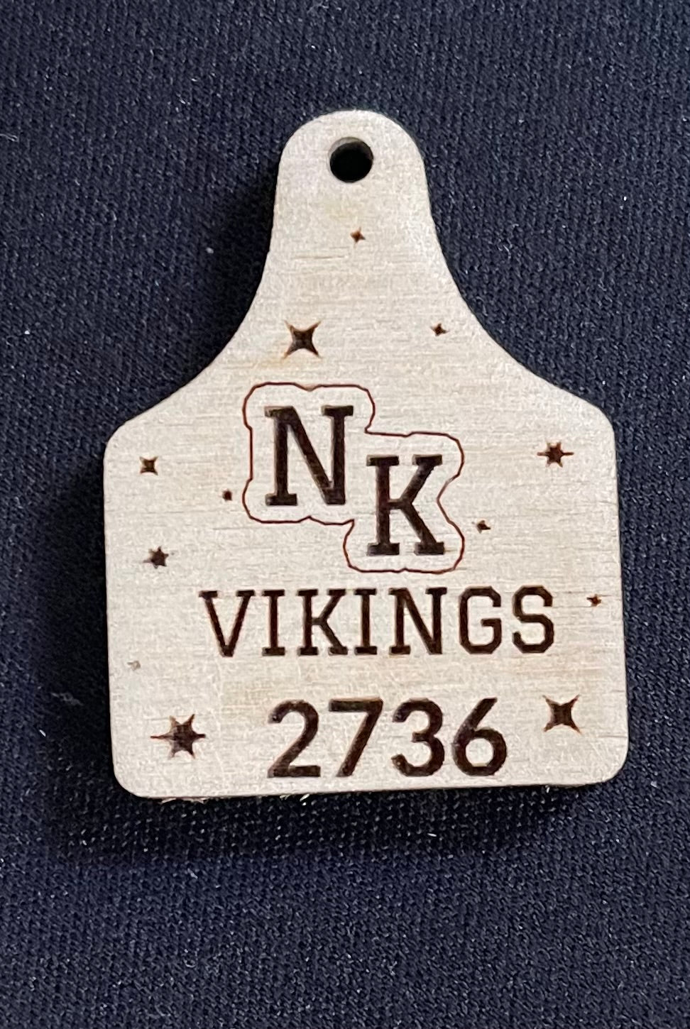 NKHSET Cow Tag Dangles