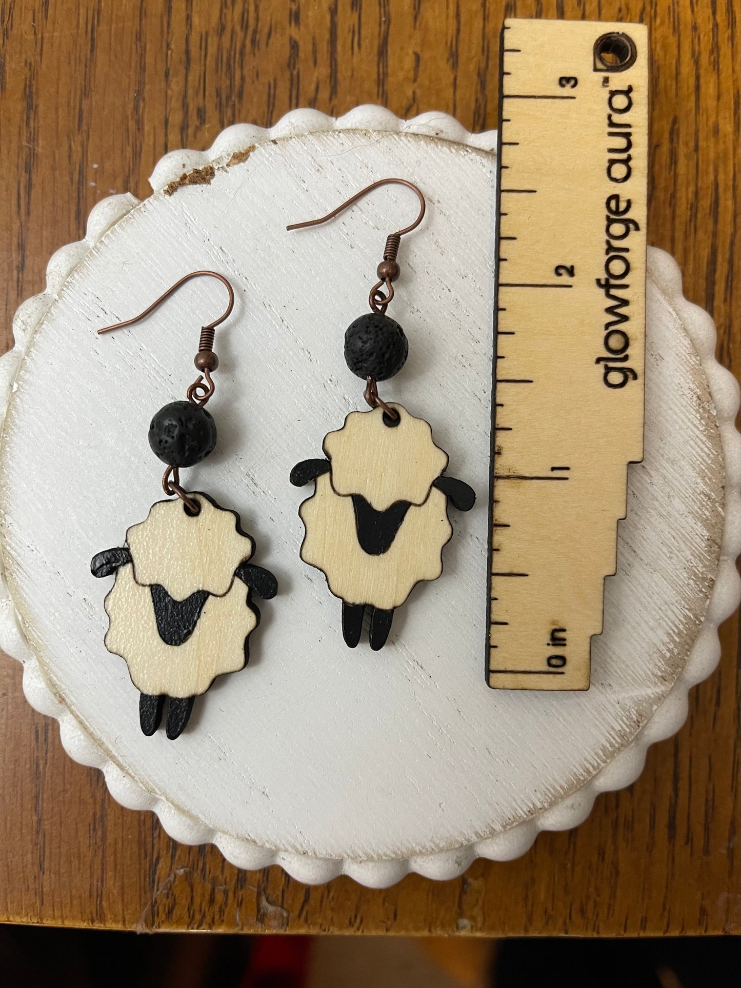 Sheep Dangle Earrings
