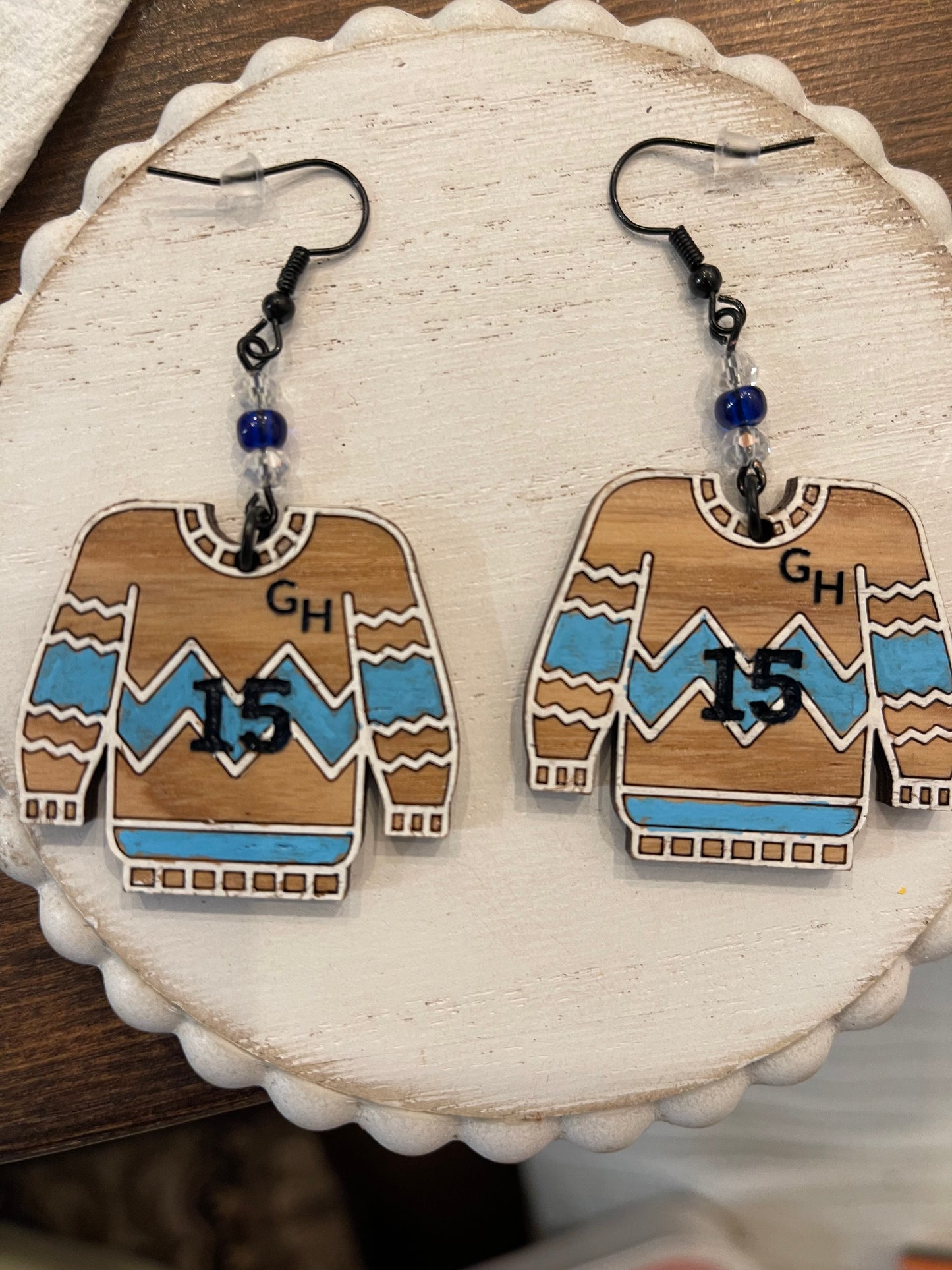 Team Spirit Ugly Sweater Dangles