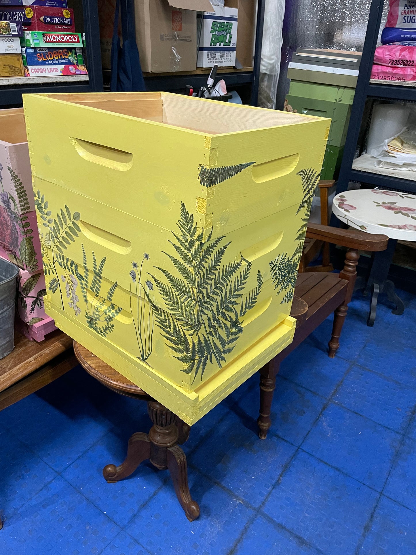 Custom Painted Hive