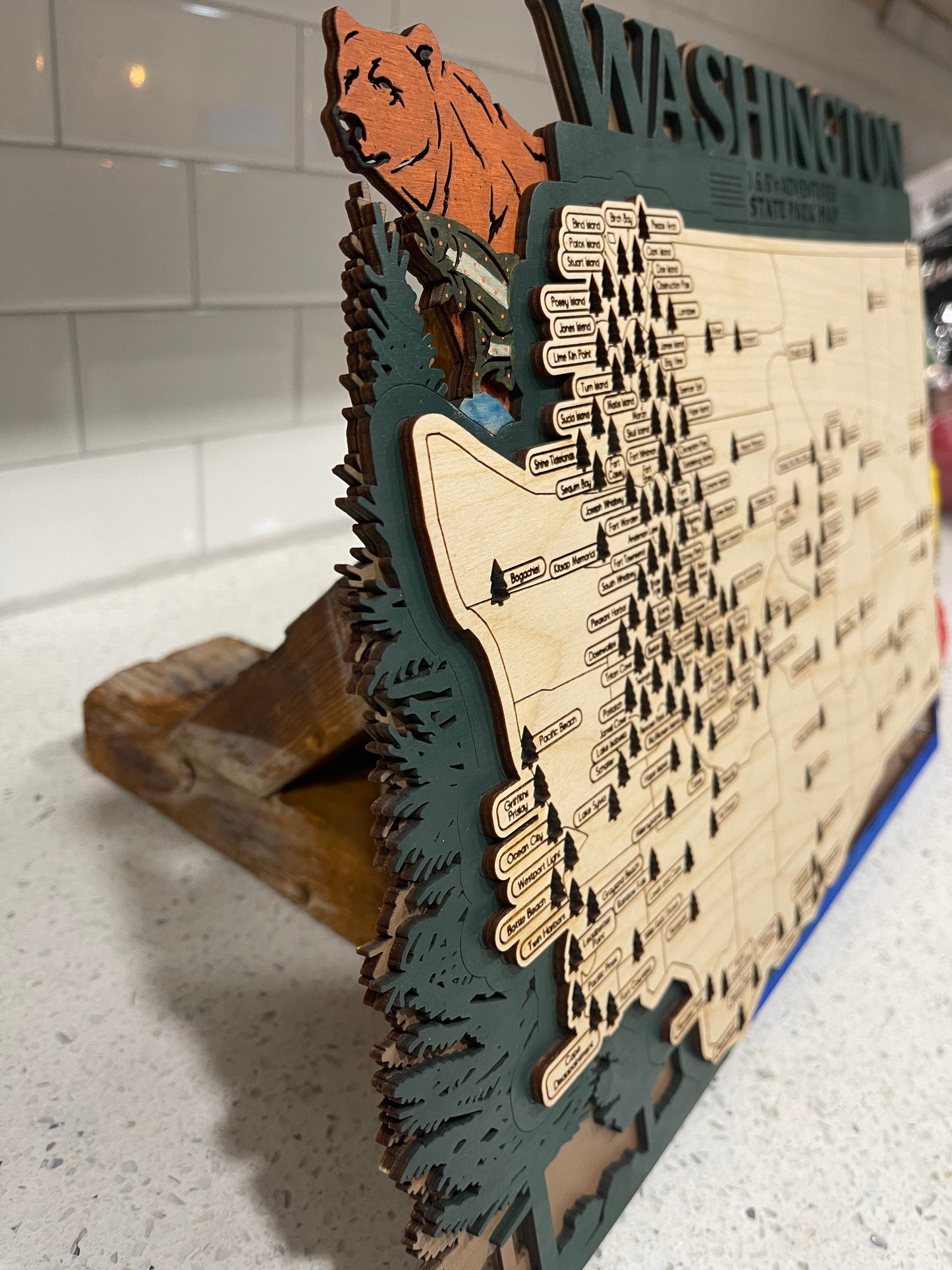 ALL Wood Washington State Parks Map