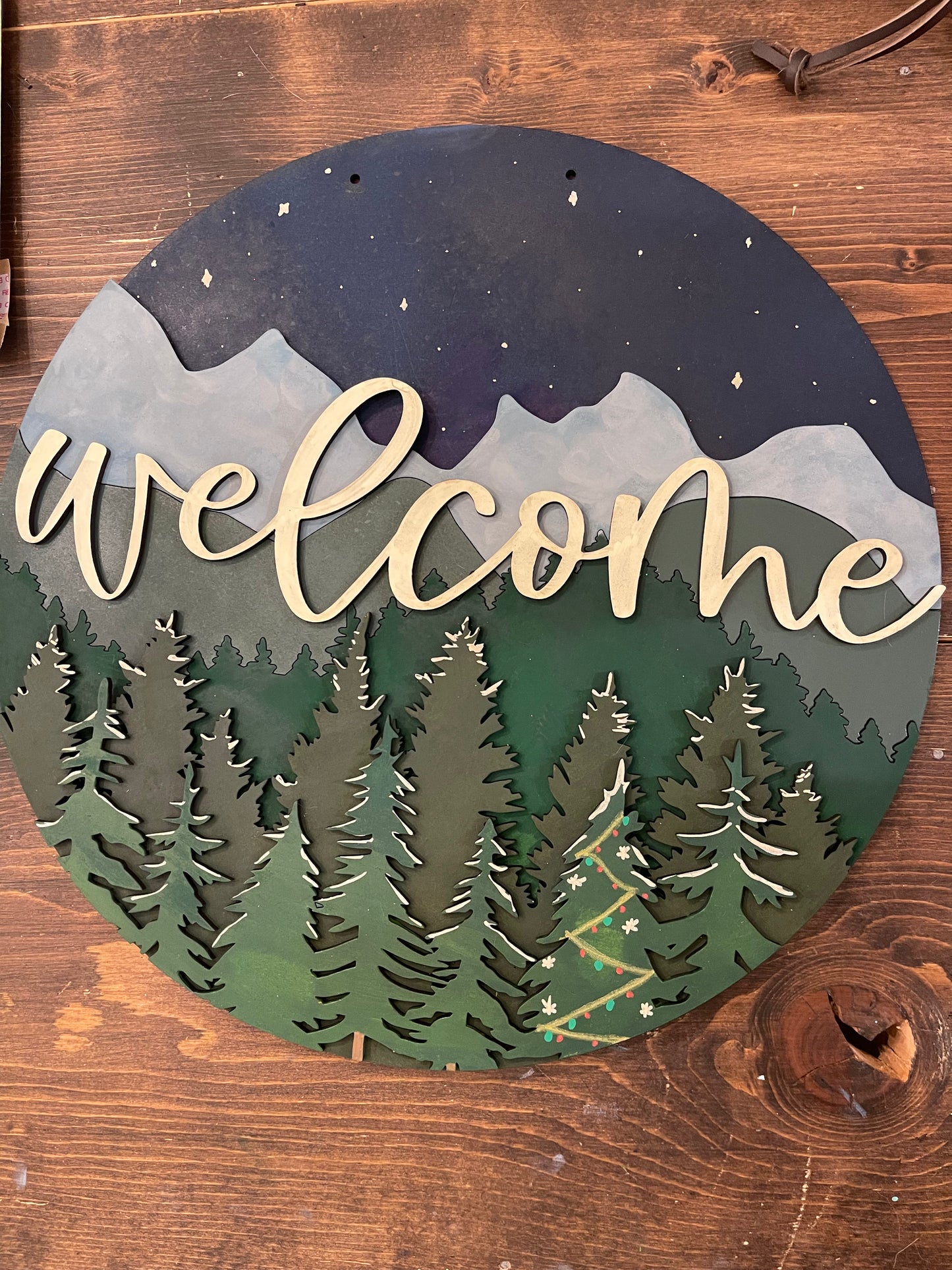 Welcome Sign Mountains are calling
