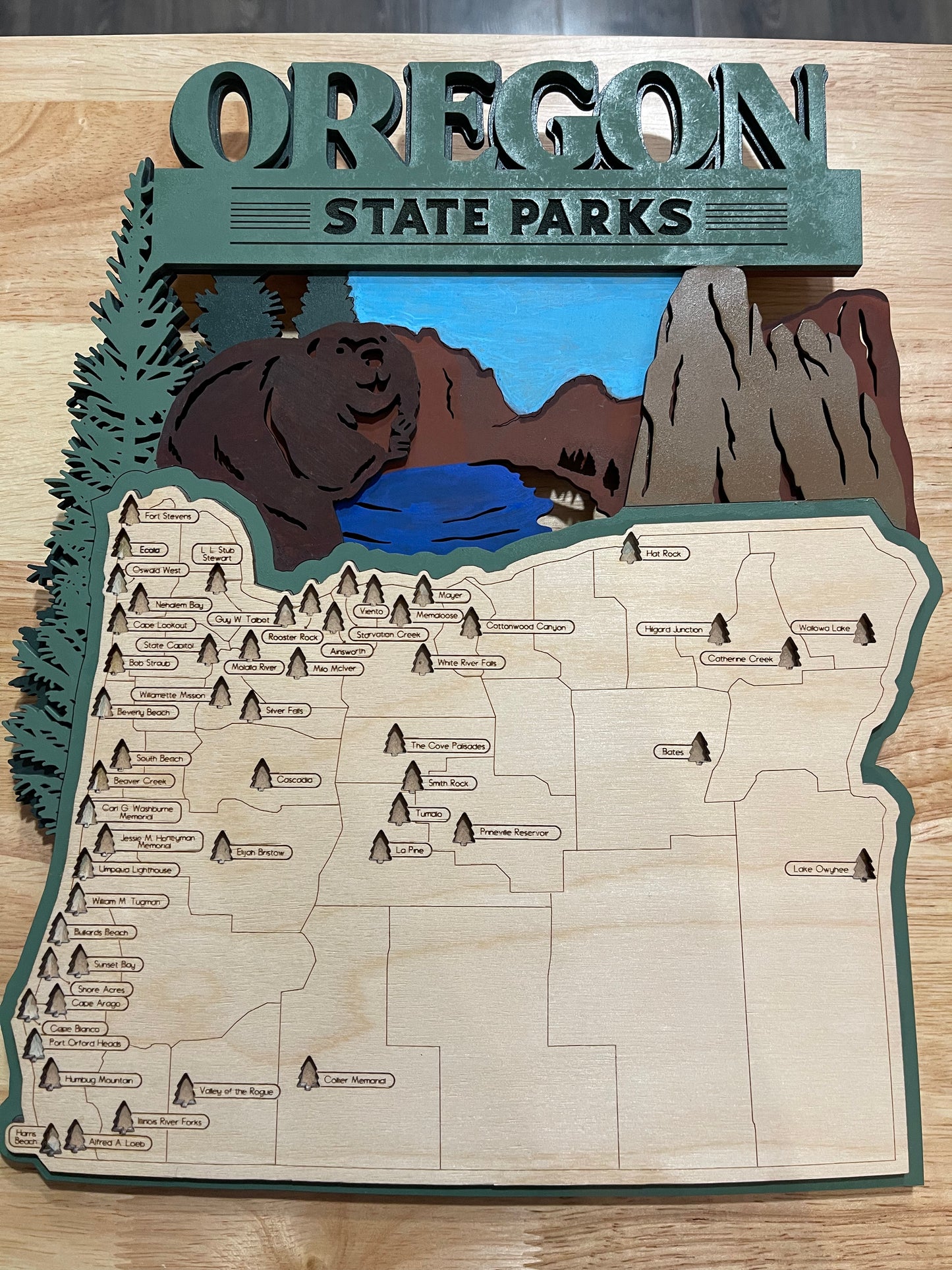 Oregon State Parks Map MDF