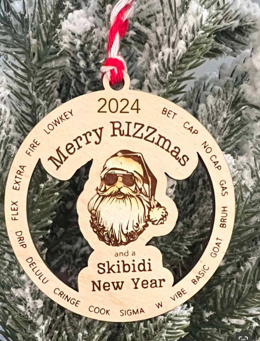 Merry Rizzmas Ornament