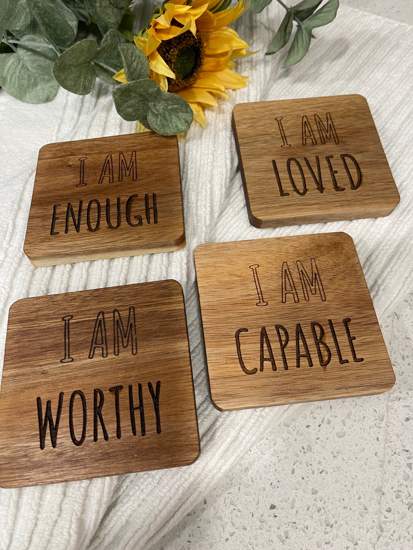 I Am Affirmation Coasters